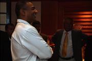 Mr Raj having a light moment with the Board